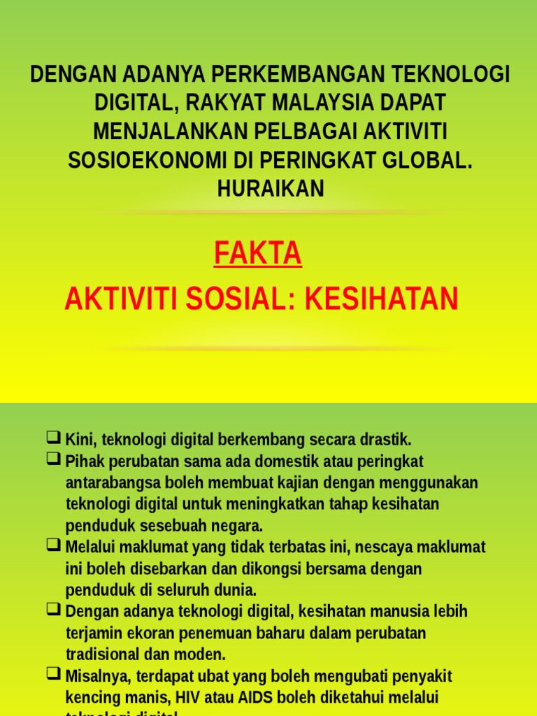 Teknologi Digital Kesihatan Pdf