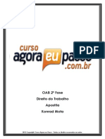 PDF AEP OAB2aFase DireitodoTrabalho Apostila KonradMota