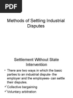 Download Methods of Settling Industrial Disputes by sunitabalwani SN27371147 doc pdf