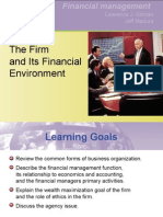 The Firm and Its Financial Environment: Lawrence J. Gitman Jeff Madura
