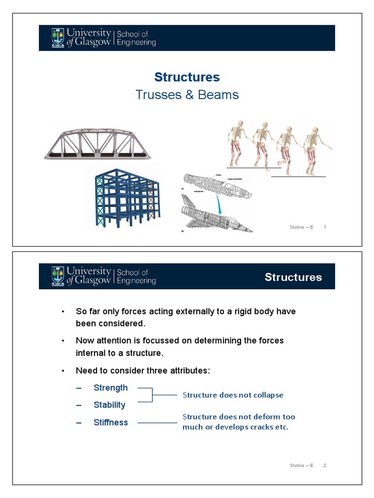 Internal Forces in Structural Statics | PDF