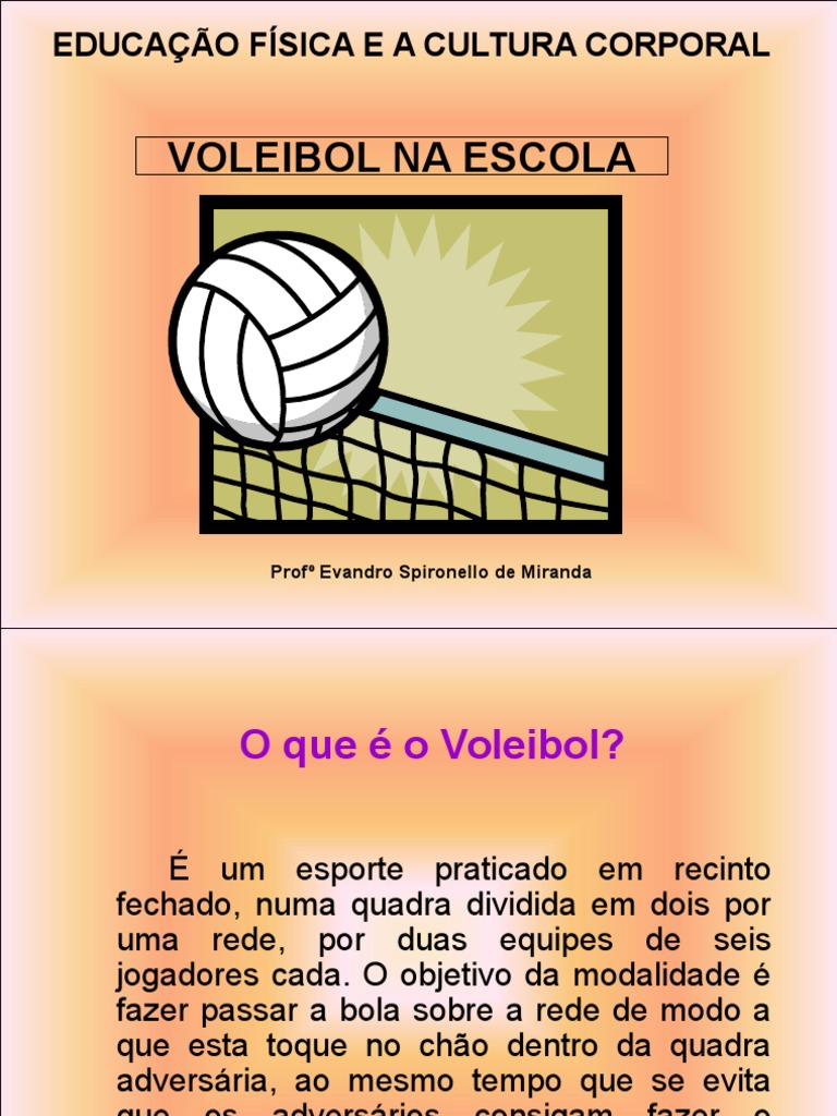 Cad Ensino Medio Educacao Fisica, PDF, Voleibol