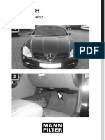 Mercedes SLK R171 Filter Replacement
