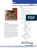 Mircom SDM240 Data Sheet