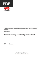 OptiX OSN 1800 Commissioning and Configuration Guide (V100R001)