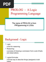 Prolog - A Logic Programming Language