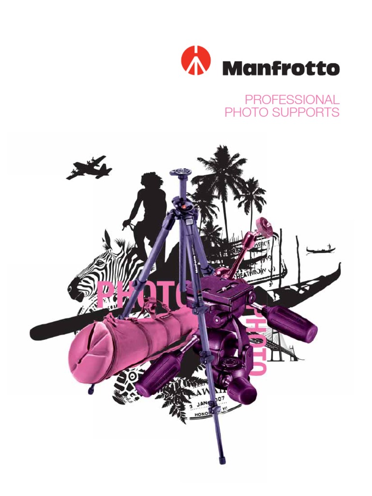 GB Manfrotto Photo Catalogue 09-2008 | PDF | Tripod (Photography