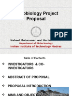 Microbiology Project Proposal