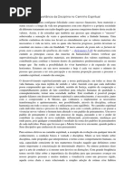A Importância Da Disciplina No Caminho  Espiritual