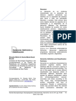 Clasificación de Demencias. Nitrini y Brucki 2102