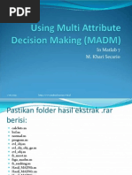 Download Using Multi Attribute Decision Making MADM by Khari Secario SN27373579 doc pdf