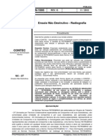 N-1595 - G - Nov12 - Ensaio Não Destrutivo - Radiografia