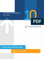 Top 10 trends in Business Intelligence 2015