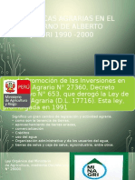 g.5 Políticas Agrarias en El Gobierno de A. Fujimori