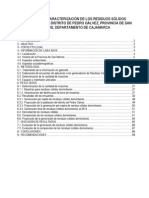 Caracterizacion de Residuos Solidos - San Marcos (VF) PDF
