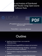 Thomas Adams - Visualization and Analysis of Distributed Hydrologic Model Results Using Open-Source Software Tools