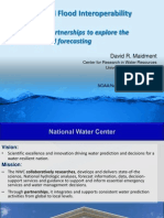 David Maidment - The National Flood Interoperability Experiment: Leveraging Partnerships To Explore The Future of Flood Forecasting