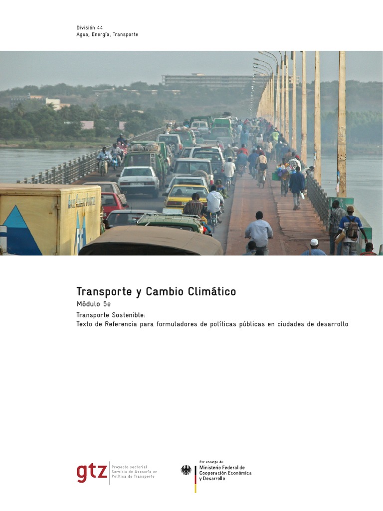 Transporte y Cambio Climatico PDF | PDF | Peatonal | Transporte