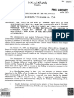 Philippine Administrative Order 136 On Charges Against Ambassador Nelson LaVina