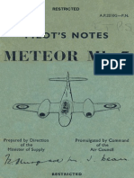 Pilot's Notes Meteor MK.7