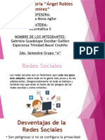 Materia Informática. - Tema Redes Sociales