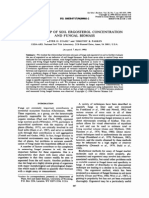 Relationship of Soil Ergosterol Concentration and Fungal Biomass