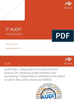 It Audit: Annas Vijaya September 2014