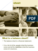 Balance Sheet: Business Studies