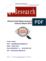 Global Inertial Measurement Unit (IMU) Industry Report 2015