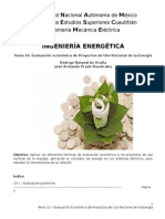 Tema 10 - Evaluacion Economica de Proyectos Del Uso Racional de La Energia