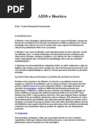 AIDS e Bioética Carlso Fernando Francisconi