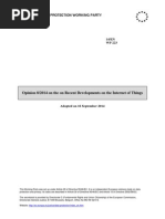 Download Avis des autorits europennes de protection des donnes sur linternet des objets by France Culture SN273810248 doc pdf