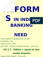 Reforms in Indian Banking