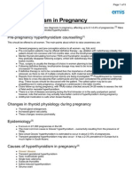 Hyperthyroidism in Pregnancy