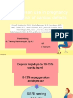 Antidepresan Use in Pregnancy and the Risk Of