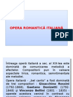 Opera Romantică Italiană