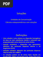 Soluções Preparo Estequiometria