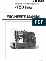 Instruction Manual Juki LBH-780