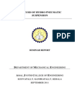 Analysis of Hydropneumatic Suspension