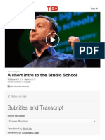 CHINESE Simple Geoff Mulgan_ a Short Intro to the Studio School _ TED Talk _ TED
