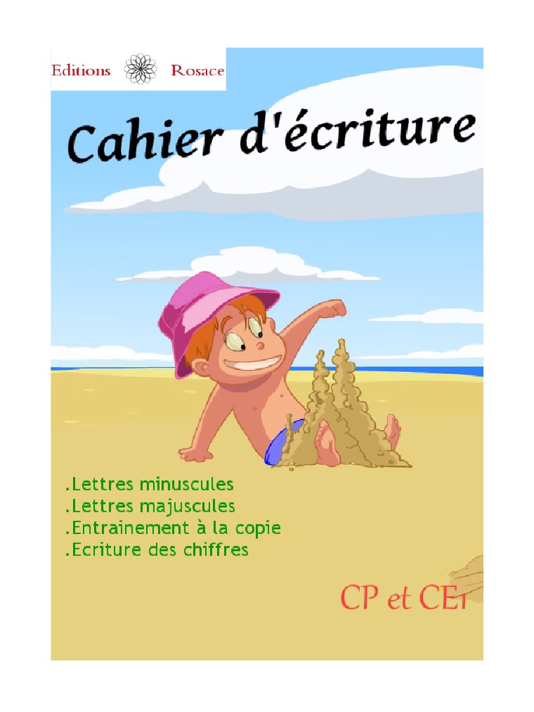 Cahier Ecriture Cp Ce1 Pdf