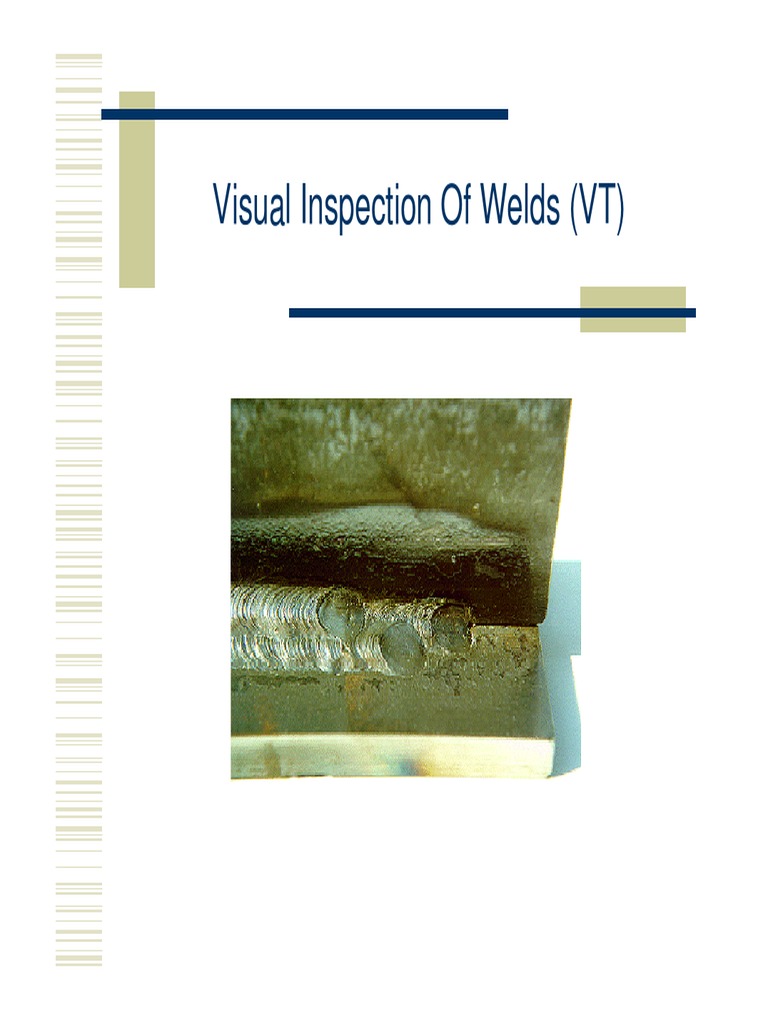 Visual Inspection of Welds | PDF