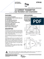 XTR105 - amplificador