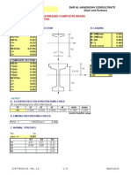 Design of Precast Prestressed Composite Beams