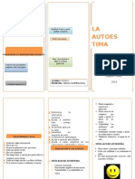 Triptico de Autoestima