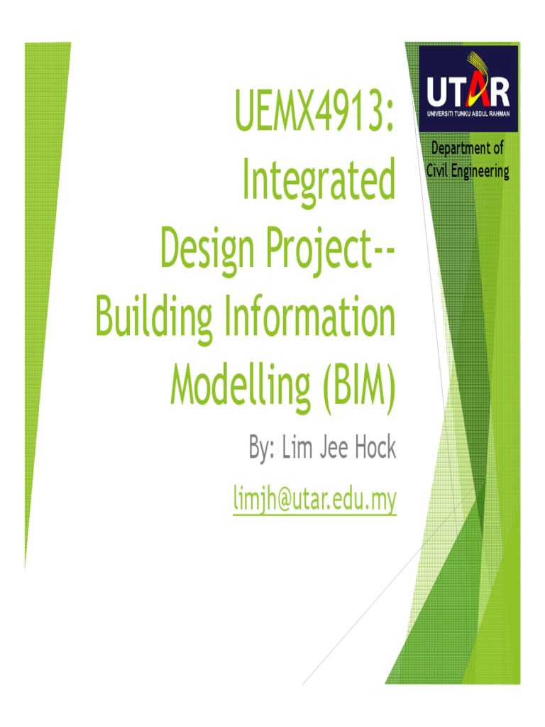UEMX4913 Integrated Design Project BIM | PDF | Building Information ...