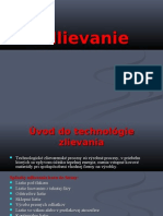 Úvod Do Technológie Zlievania