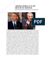 Cuba y Estados Unidos en La VII Cumbre de Las Américas