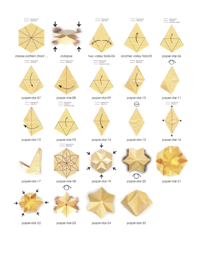 Origami 3-D Paper Star Jewel | PDF