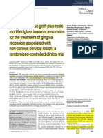 Connective Tissue Graft Plus Resin Modified Glass Ionomer FINAL